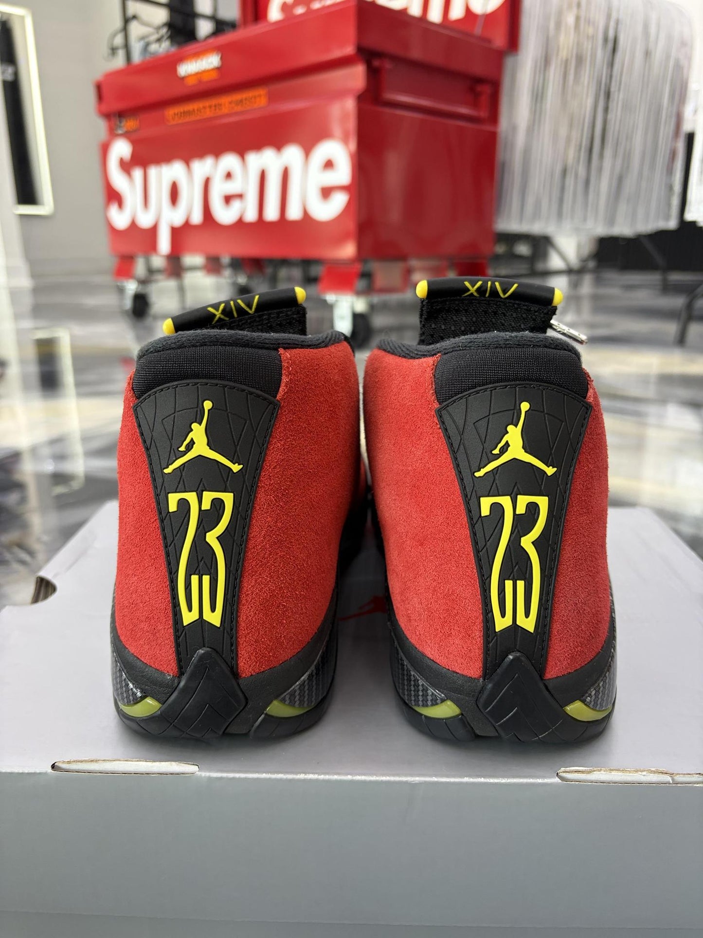 Jordan 14 "Ferrari" Used Size 9.5