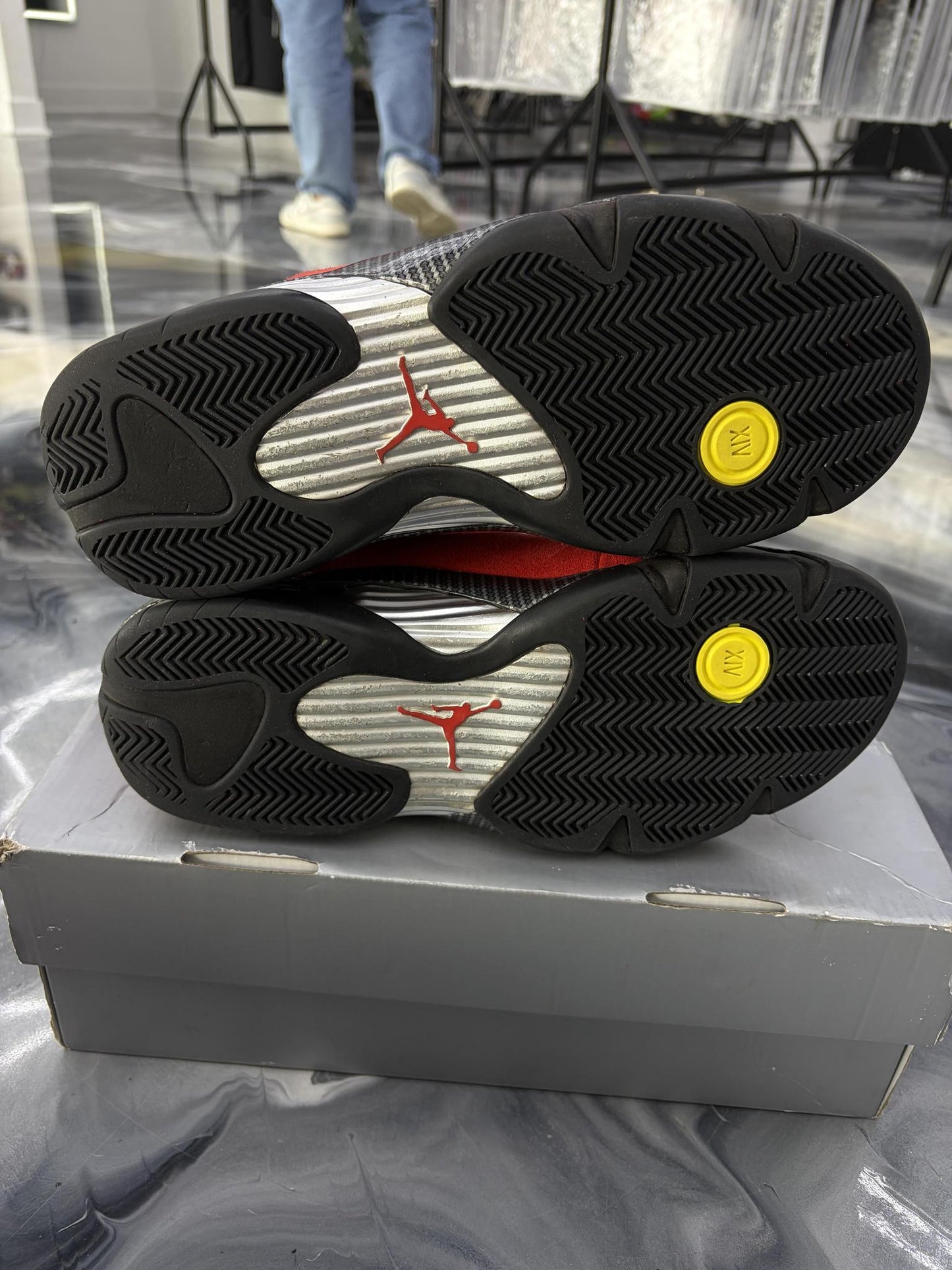 Jordan 14 "Ferrari" Used Size 10.5