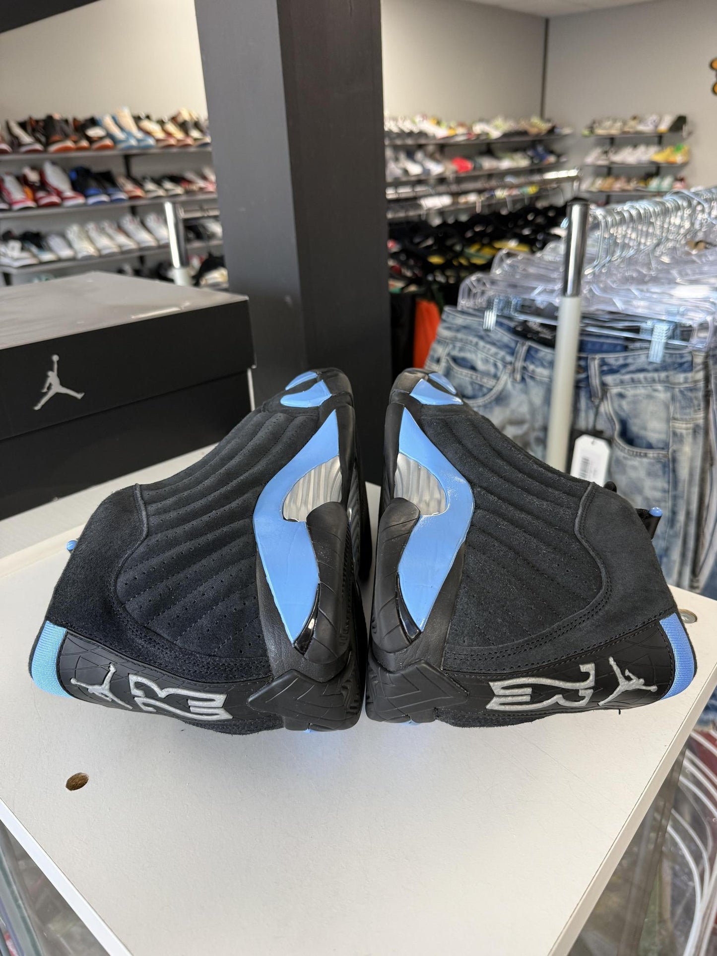Jordan 14 "University Blue" Used Size 13