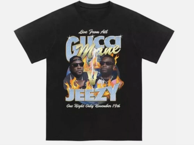 Verzuz Gucci Mane Vs Jeezy Tee "Black"