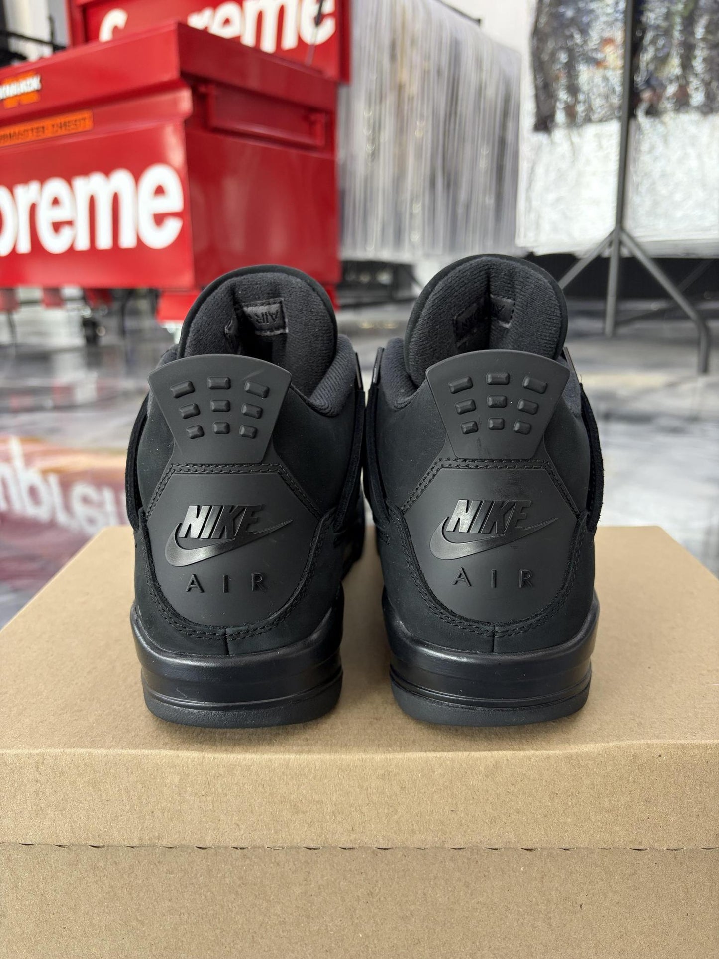 Jordan 4 "Black Cat" Used Size 7Y/8.5W