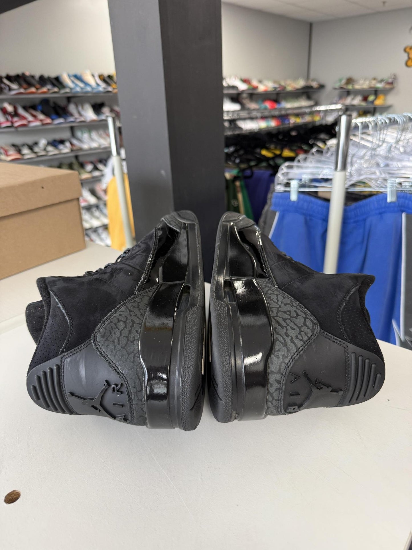 Jordan 3 "Black Cat" Used Size 10