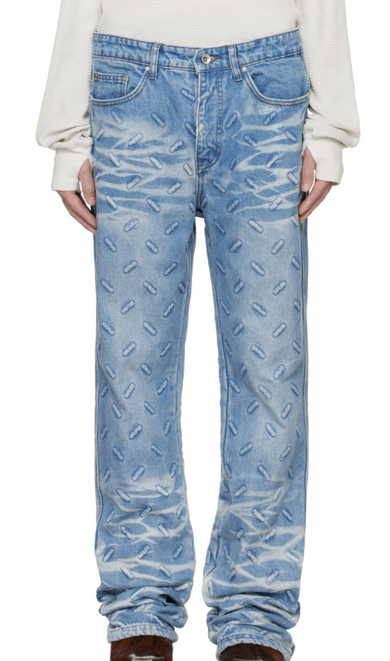 Who Decides War Thread Plate Jeans "Blue"