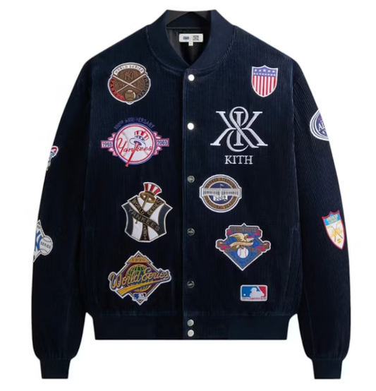 Kith x New York Yankees Corduroy Avery Bomber Jacket