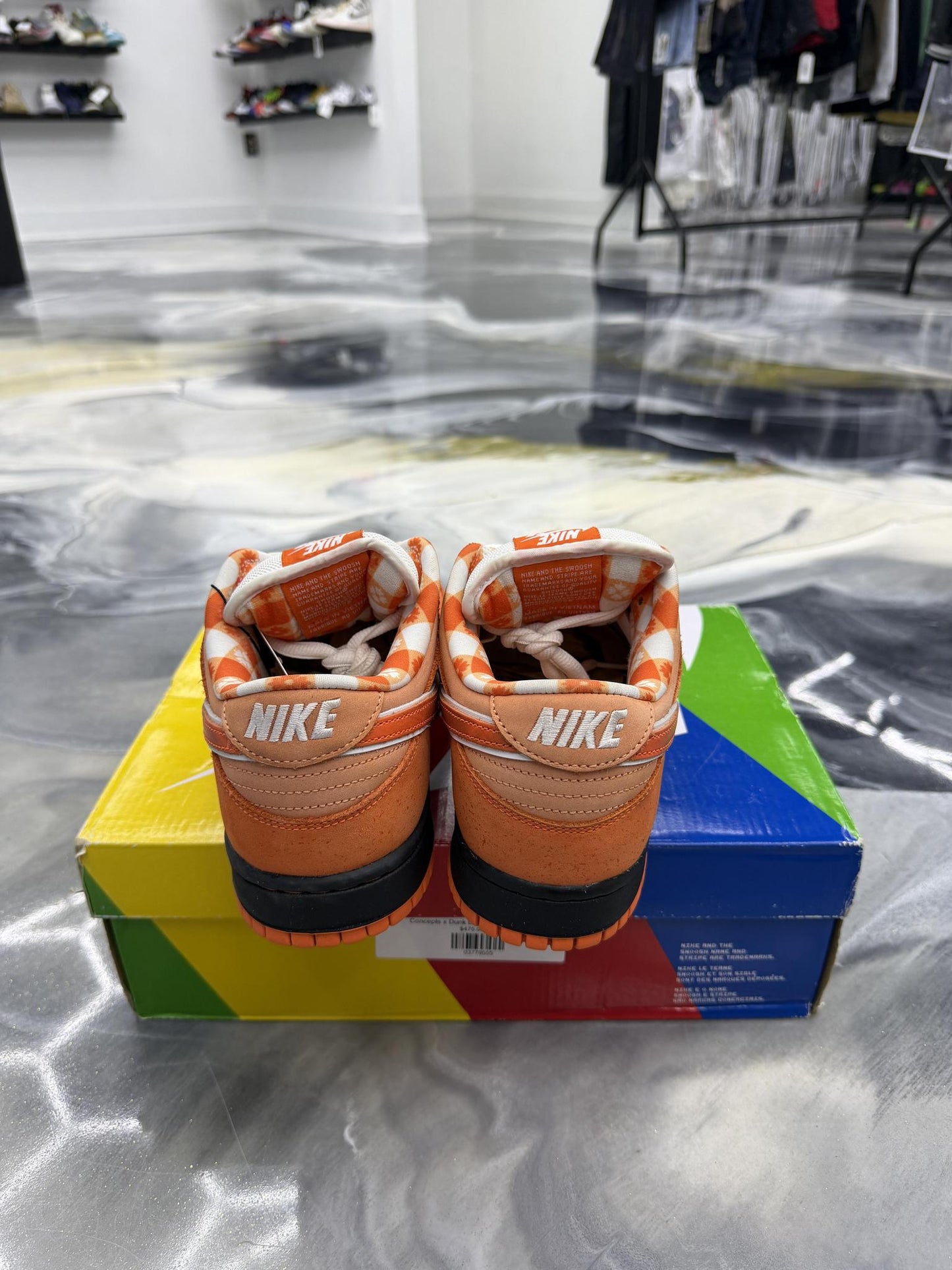 Nike SB Dunk Low Orange Lobster Used Size 9.5
