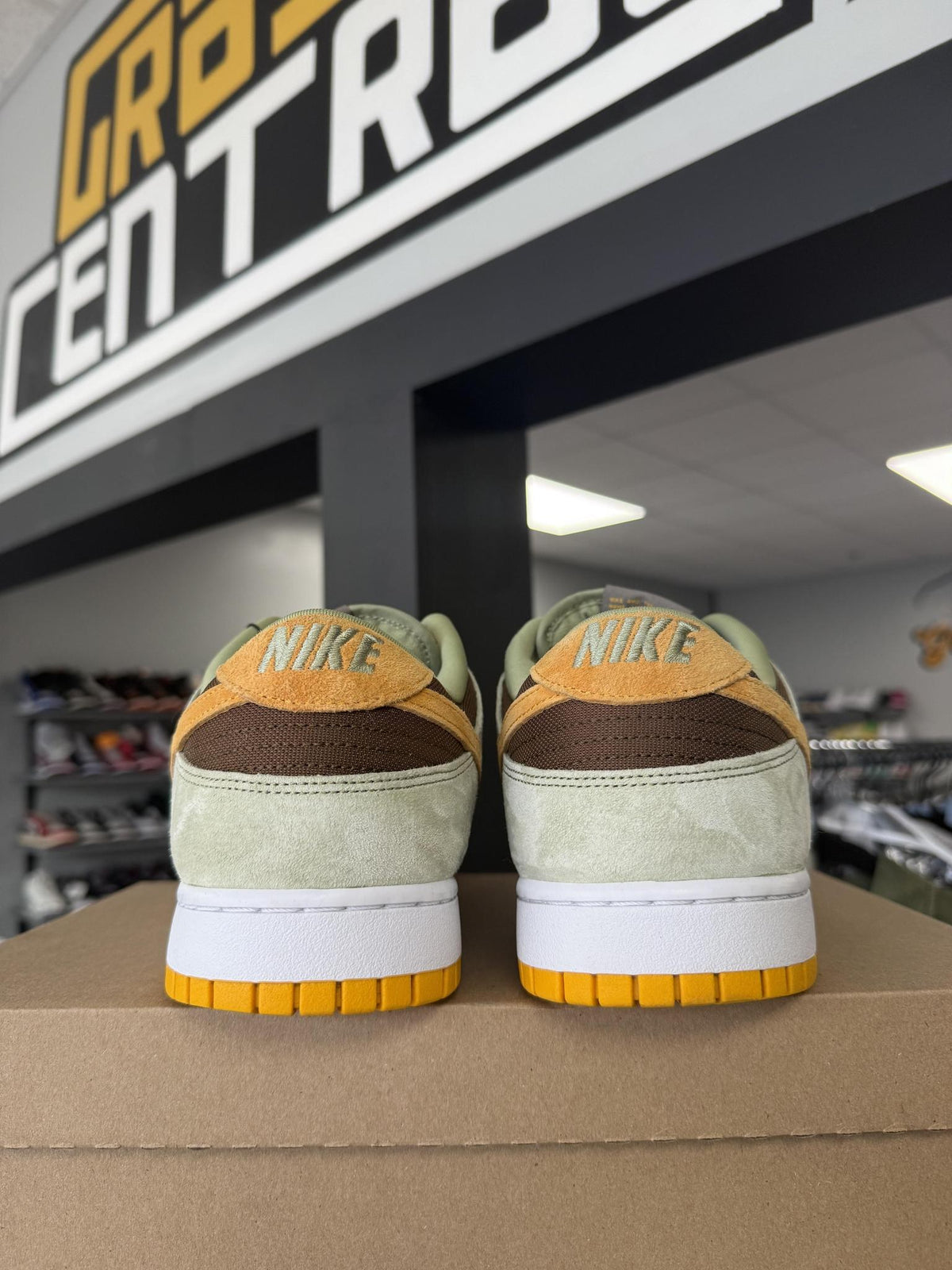 Nike Dunk Low "Dusty Olive" Used Size 14
