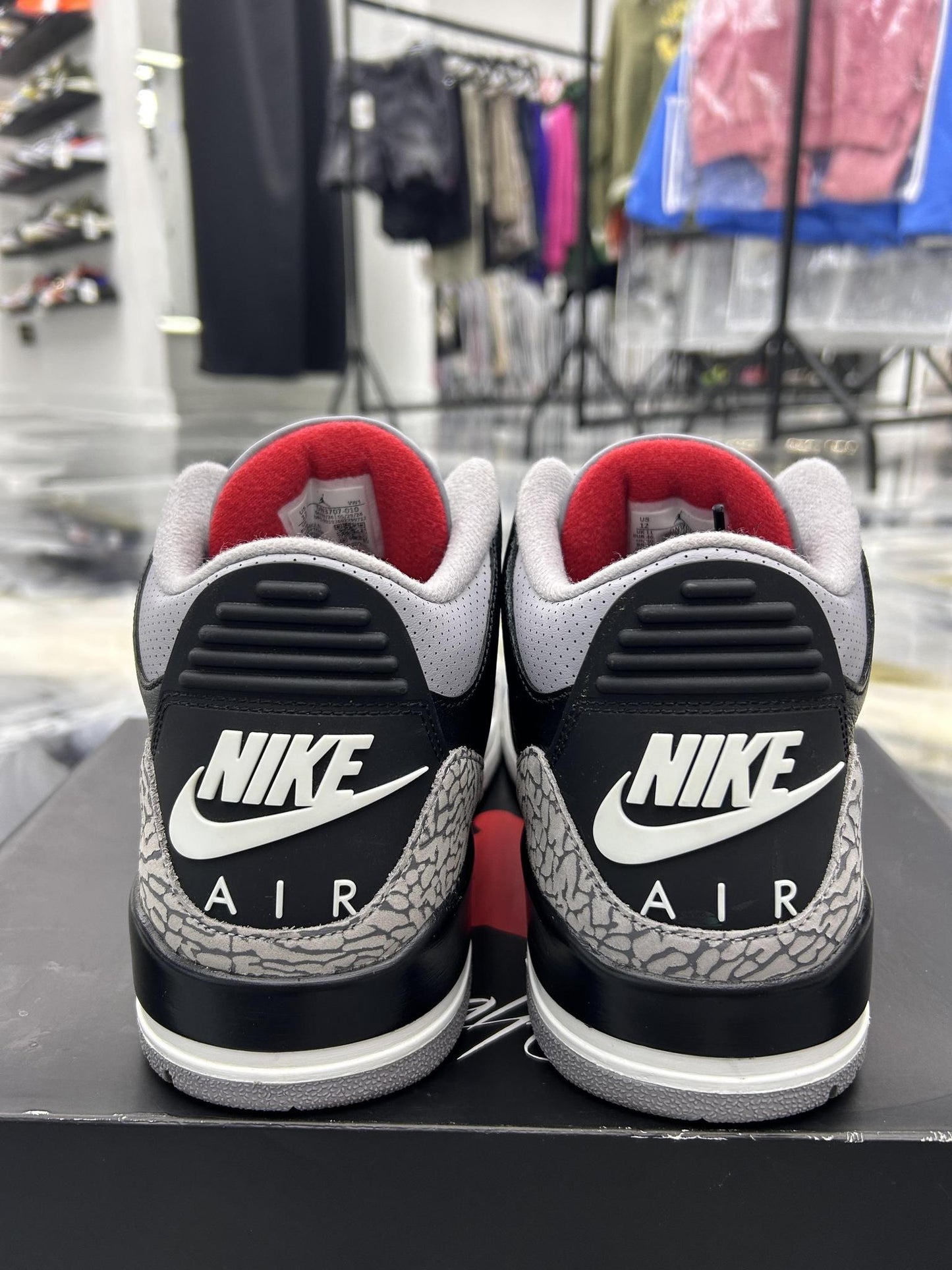 Jordan 3 "Black Cement" Used Size 12