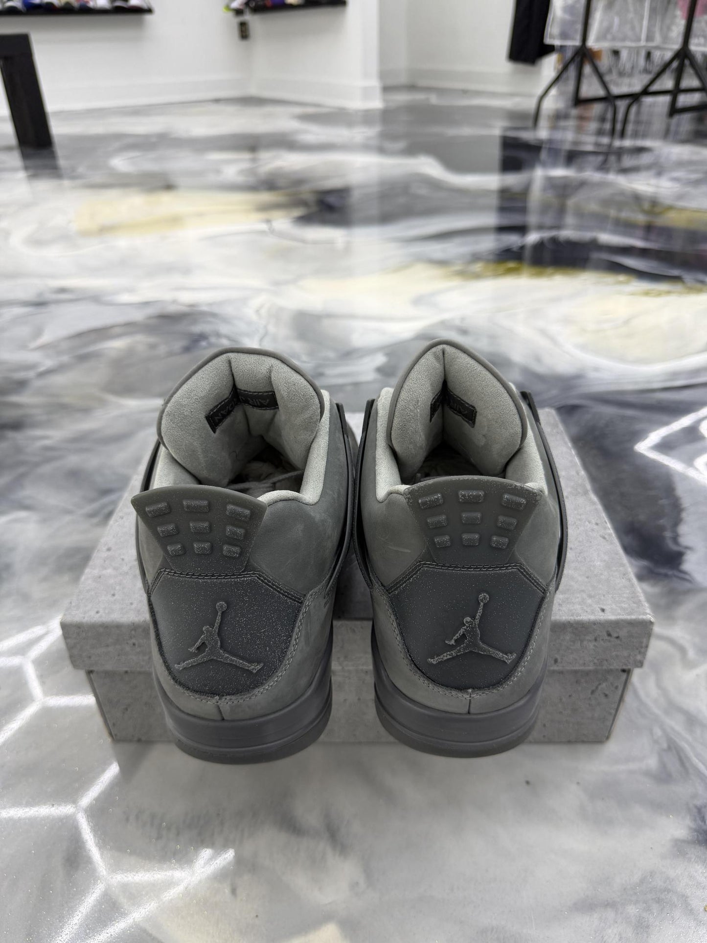 Jordan 4 "Wet Cement" Used Size 13