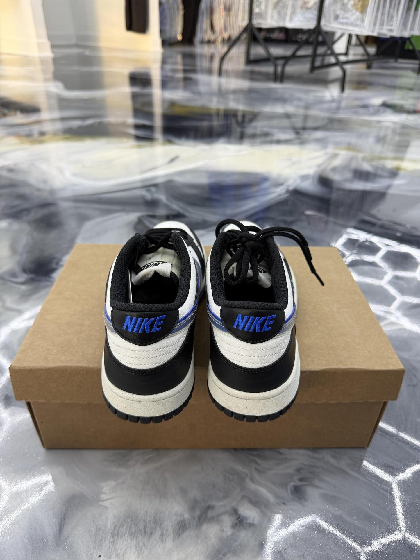 Nike Dunk Low TPU Swoosh Used Size 7Y/8.5W