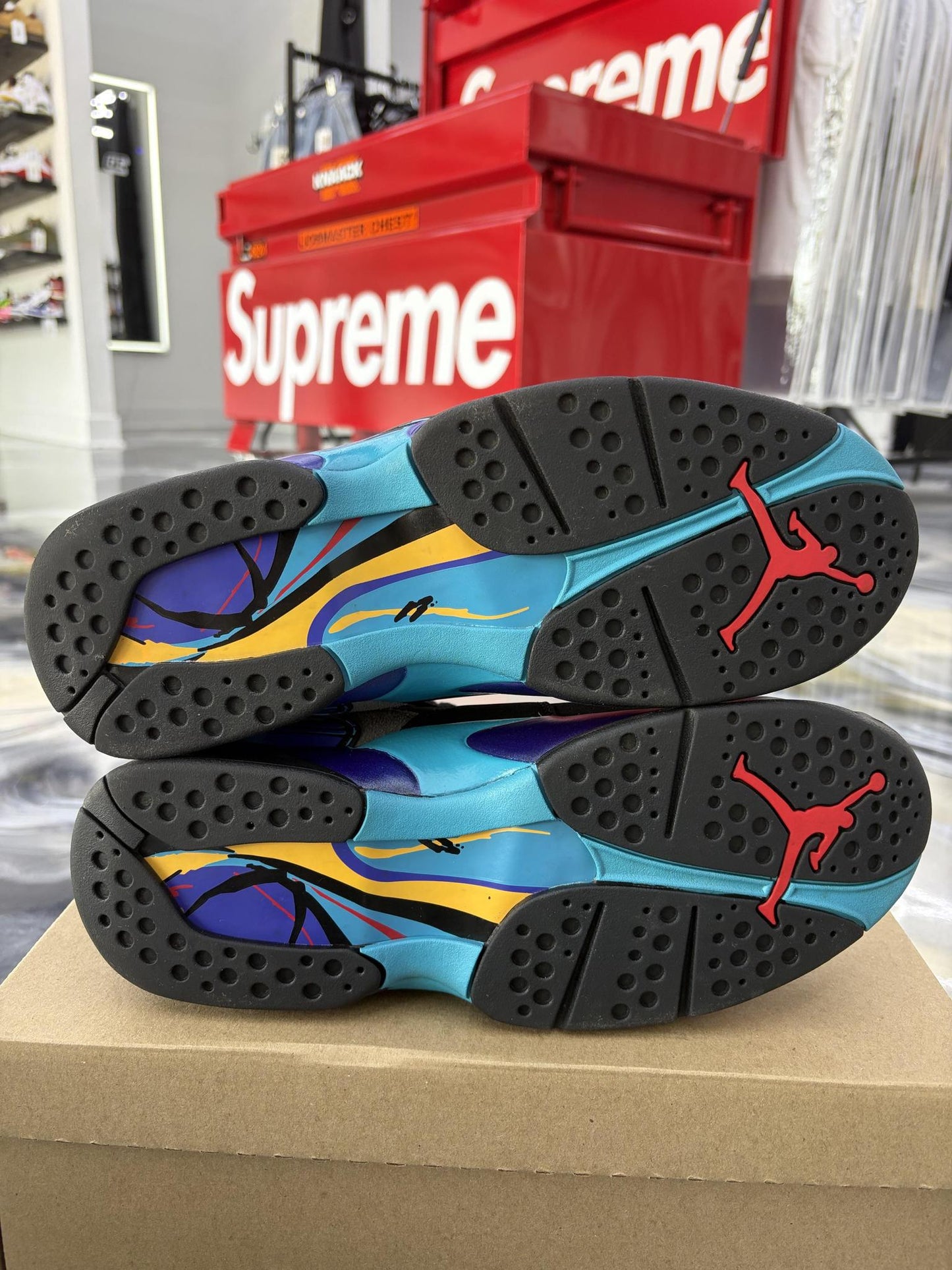 Jordan 8 "Aqua" Used Size 10.5