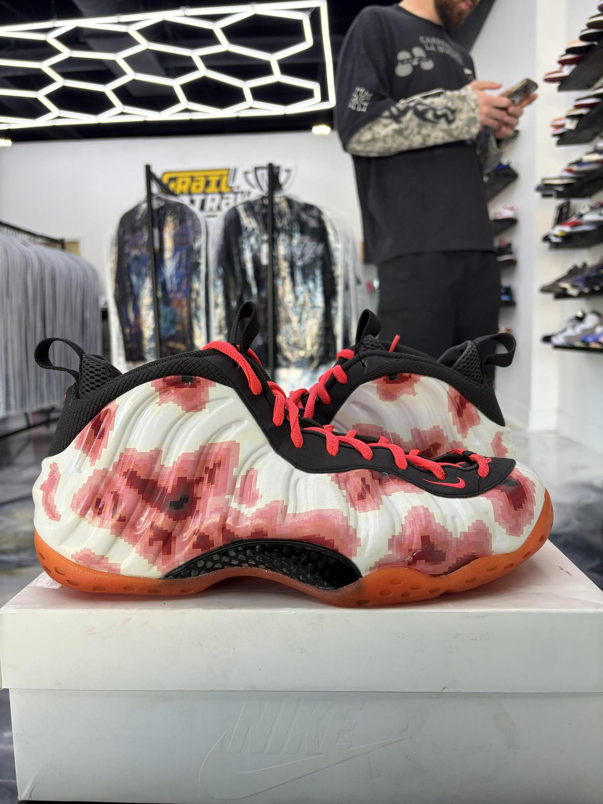 Nike Foamposite One "Thermal Map" Used Size 12