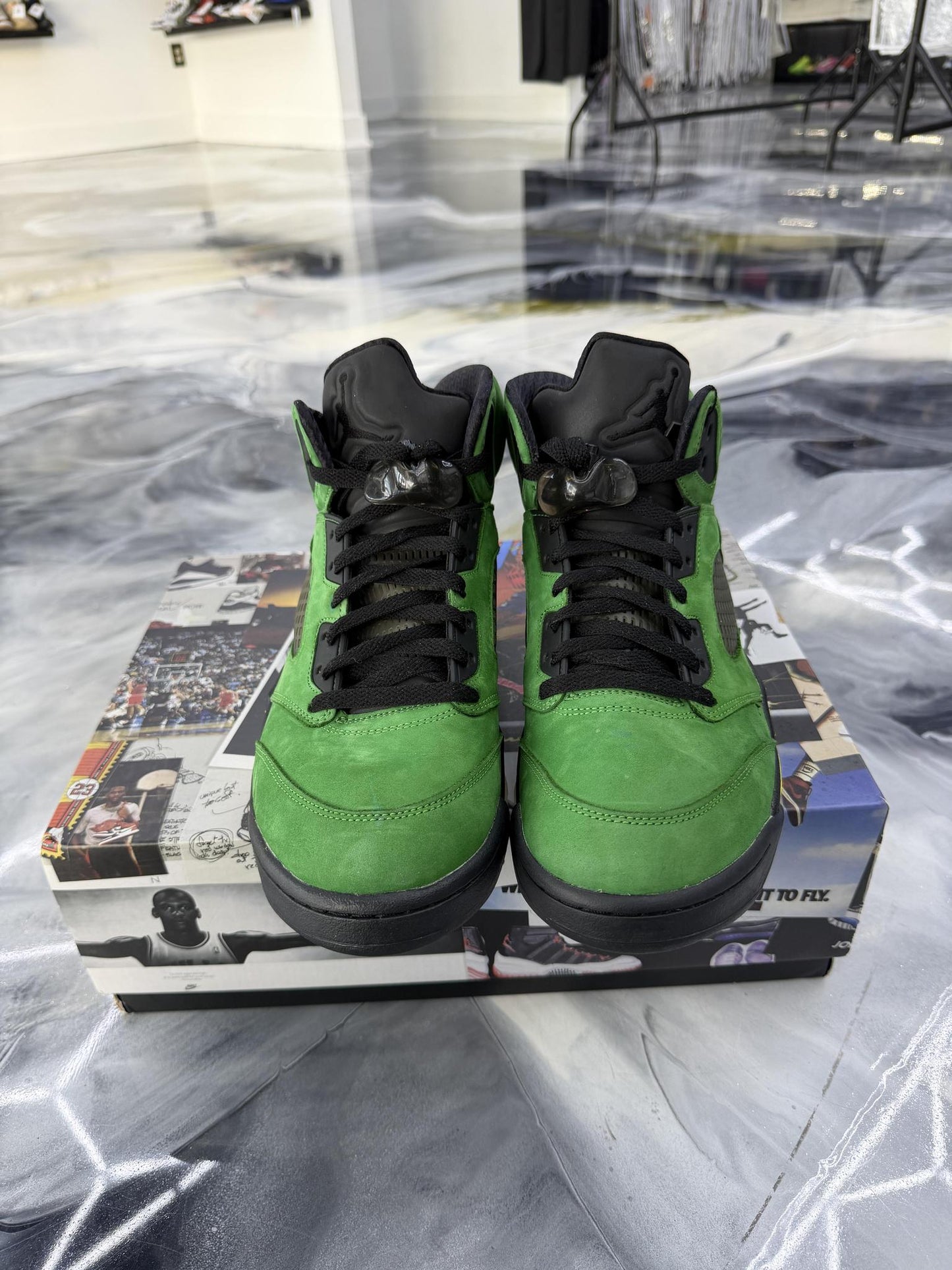 Jordan 5 "Oregon" Used Size 11