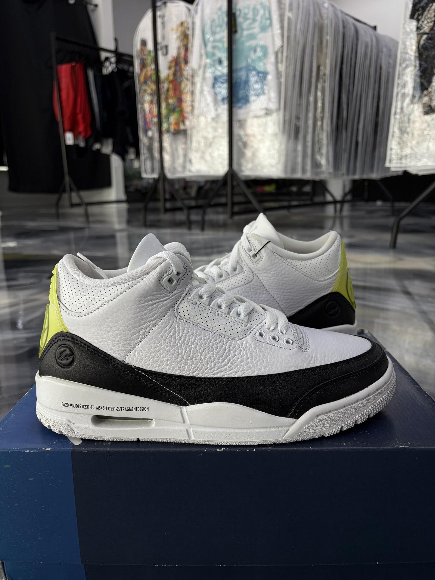 Jordan 3 "Fragment" Used Size 8