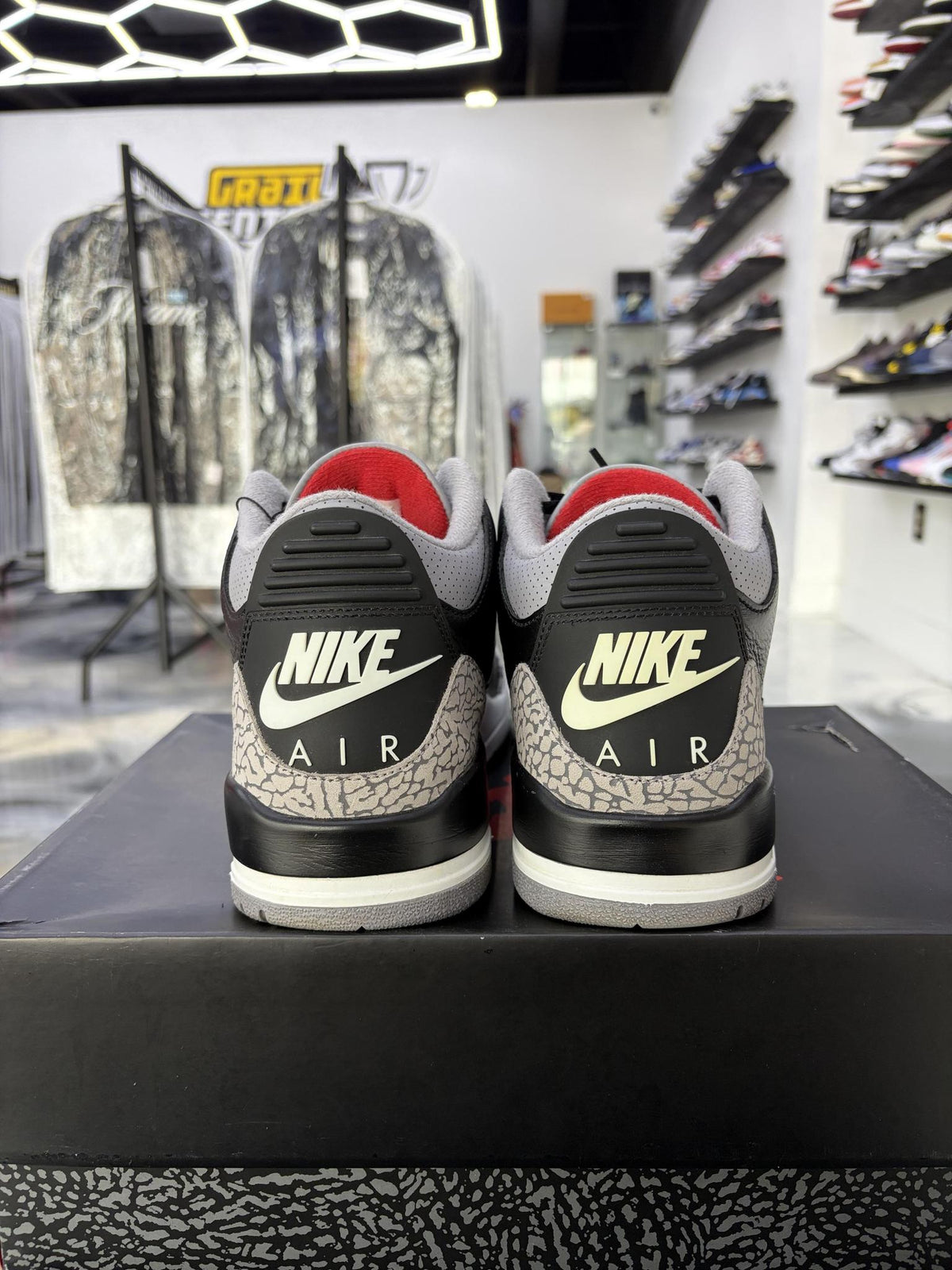 Jordan 3 "Black Cement" Used Size 9.5