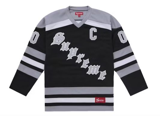 Supreme Fire & Ice Hockey Jersey "Black"