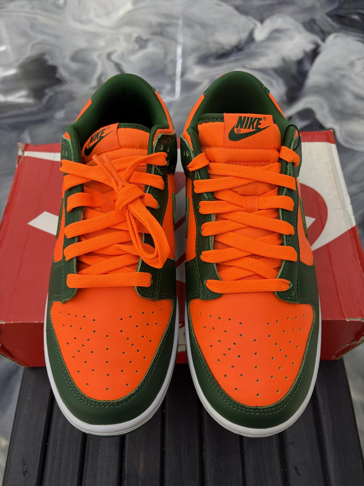 Nike Dunk Low "Miami Hurricanes" Used Size 8.5