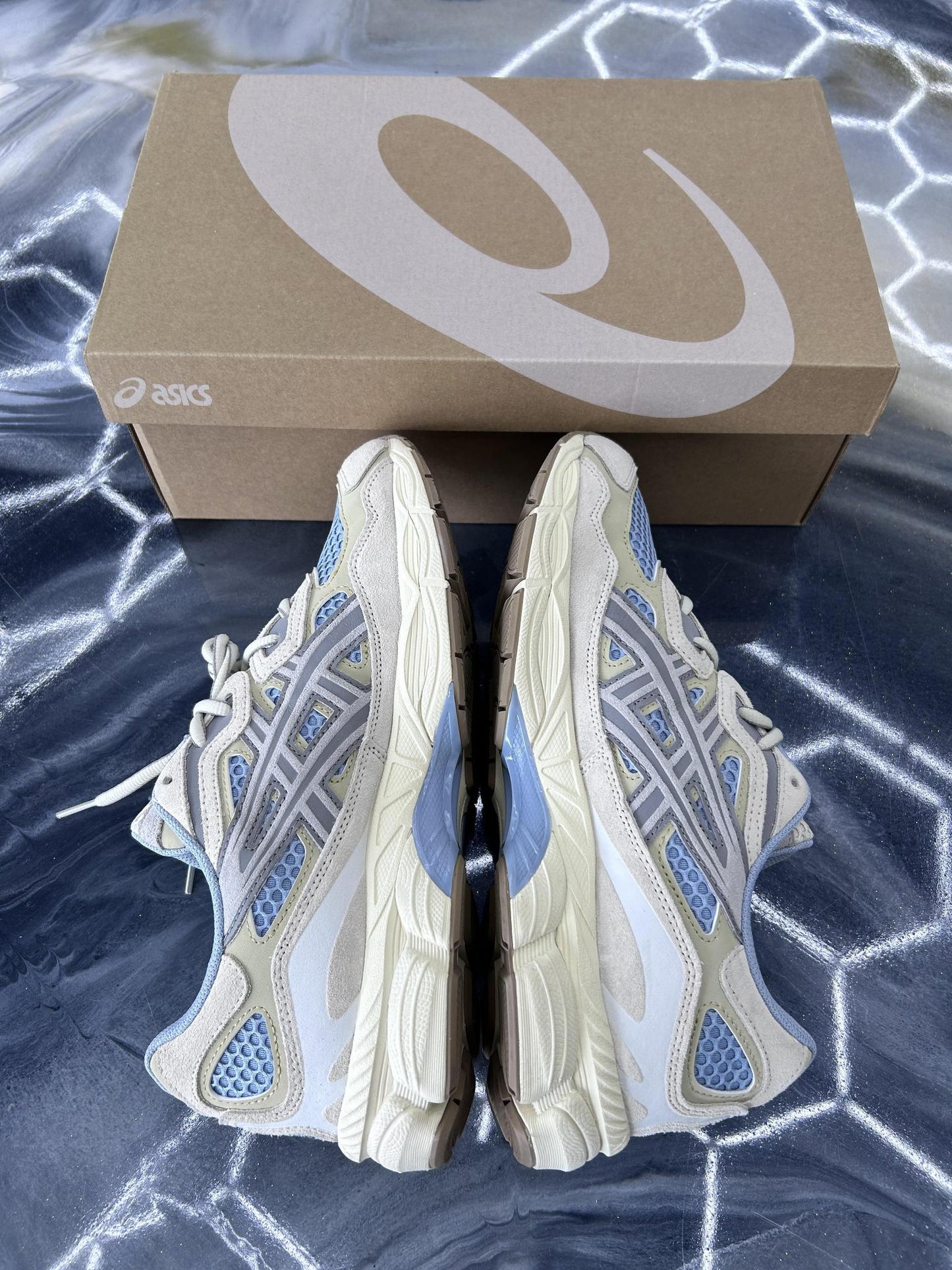 Asics Gel-NYC "Dolphin Oyster Grey" Used Size 11