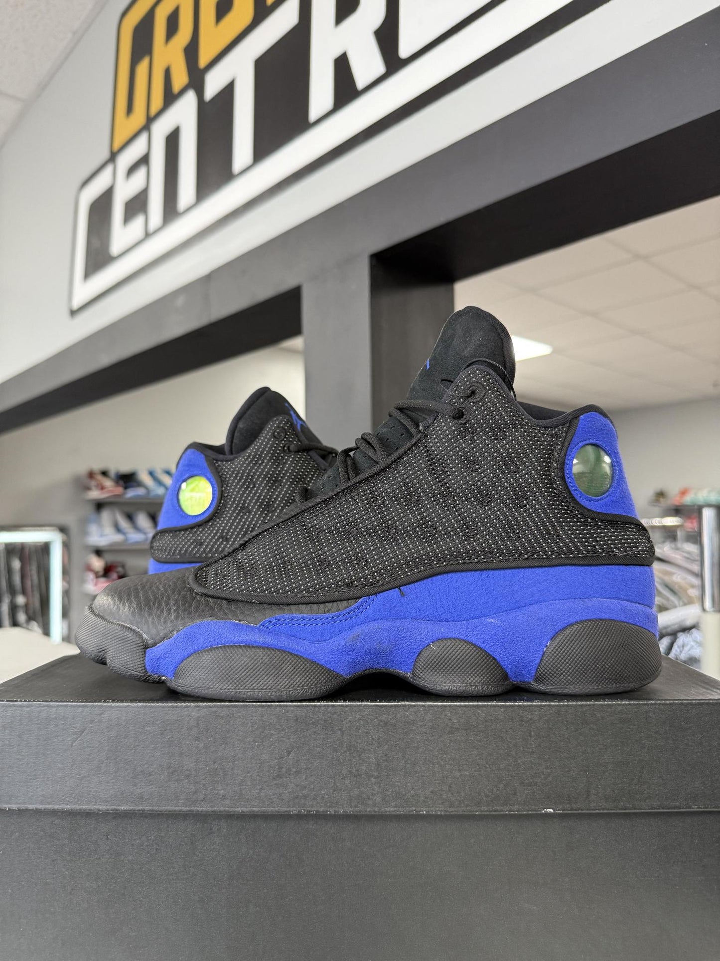 Jordan 13 "Black Hyper Royal" Used Size 7Y/8.5W