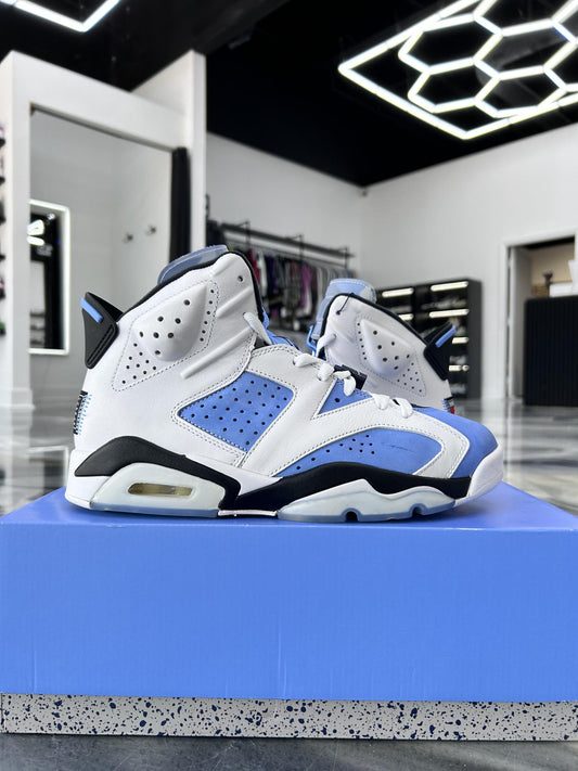 Jordan 6 "UNC" Used Size 9.5