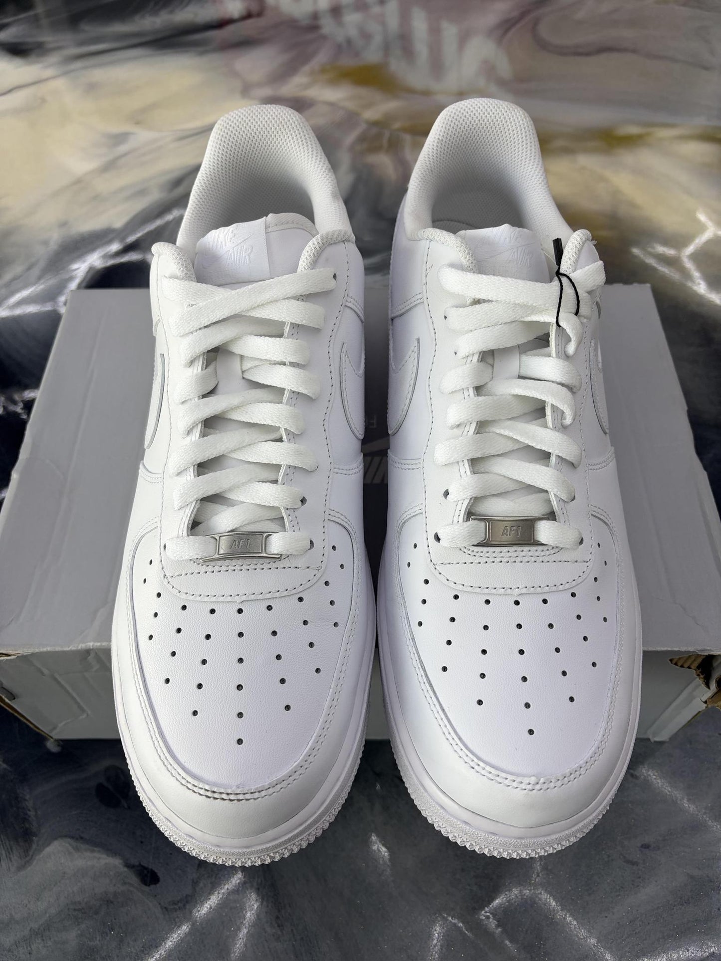 Nike Air Force 1 Low "Triple White" Used Size 12