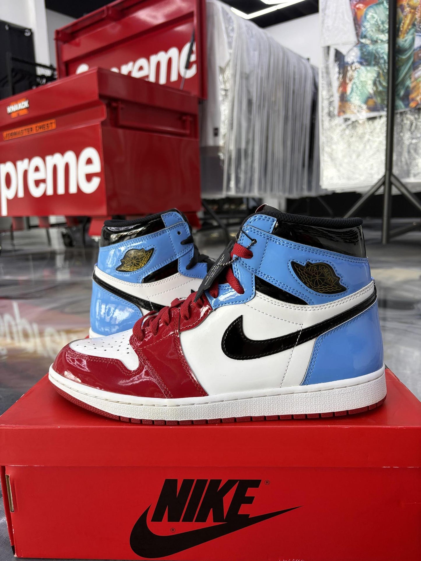 Jordan 1 "Fearless" Used Size 10.5