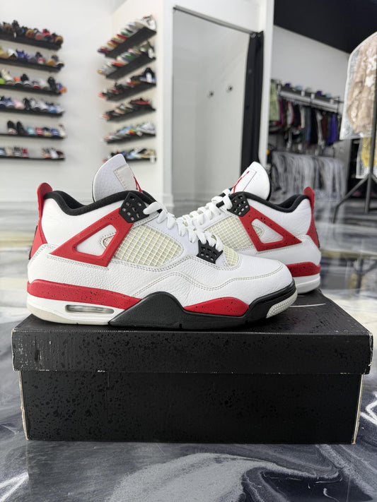 Jordan 4 "Red Cement" Used Size 10