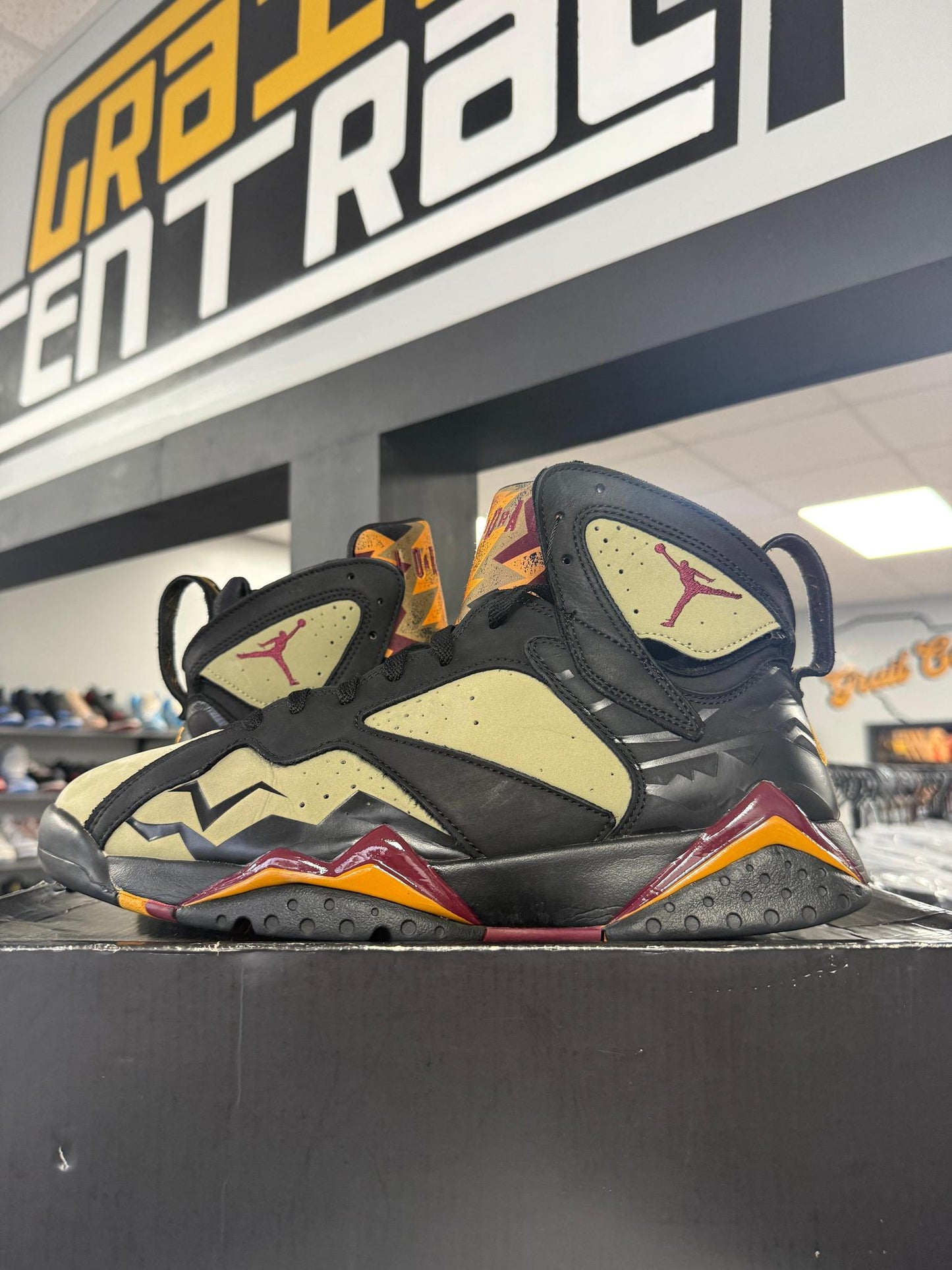 Jordan 7 "Black Olive" Used Size 12