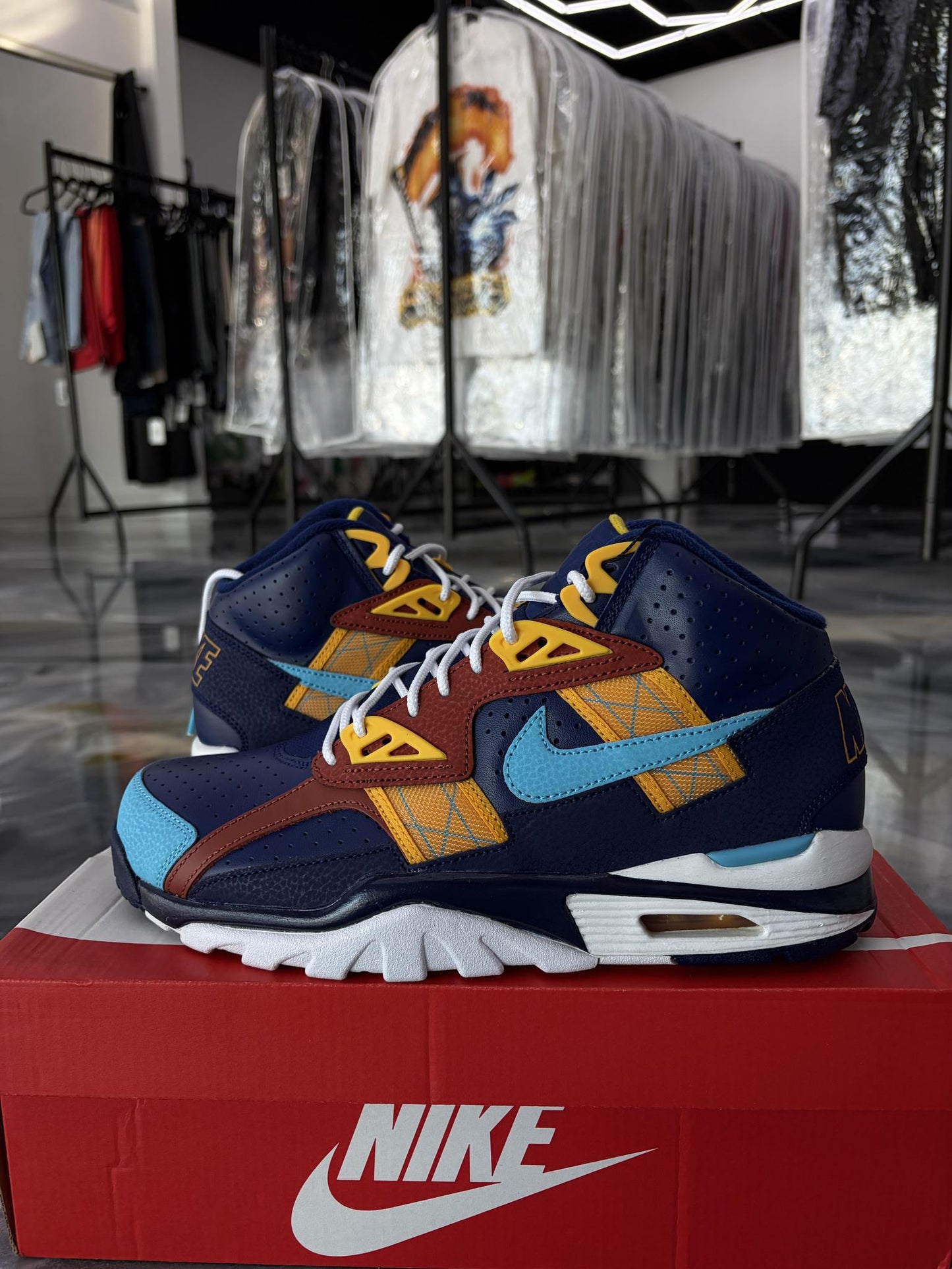 Nike Air Trainer SC High "LA Rams" Used Size 9.5