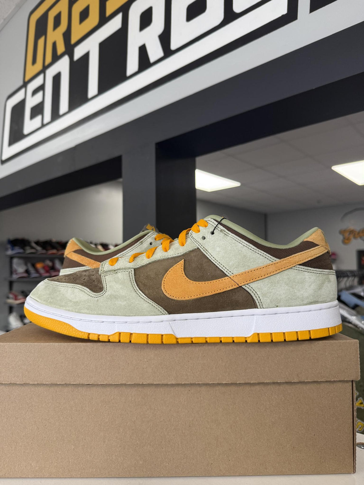 Nike Dunk Low "Dusty Olive" Used Size 14