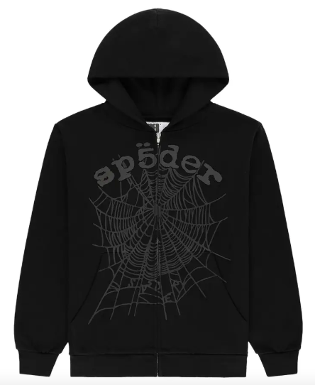Sp5der Web V2 Phantom Zip Up "Black"