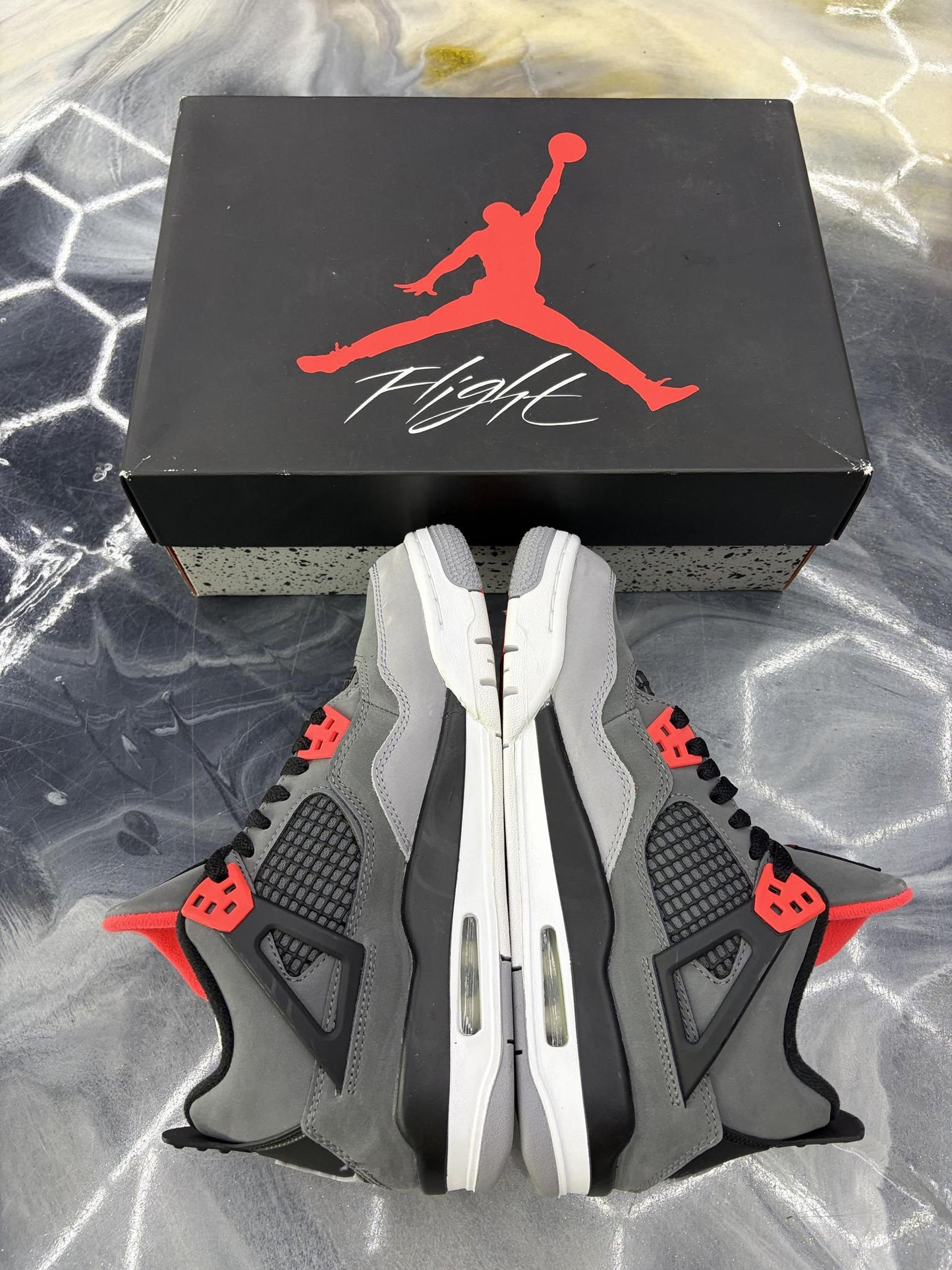 Jordan 4 "Infrared" Used Size 6.5Y/8W