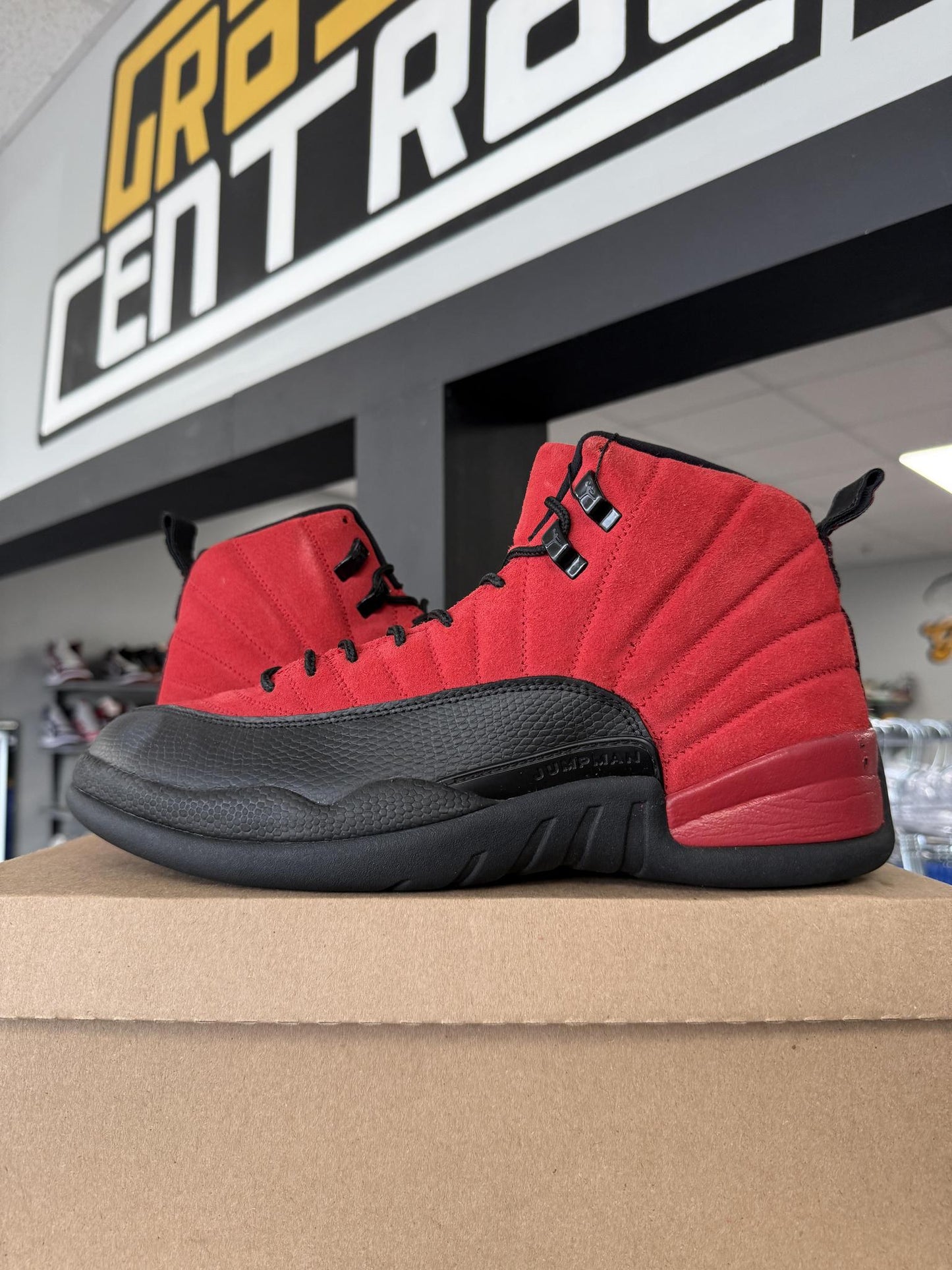 Jordan 12 "Reverse Flu Game" Used Size 12