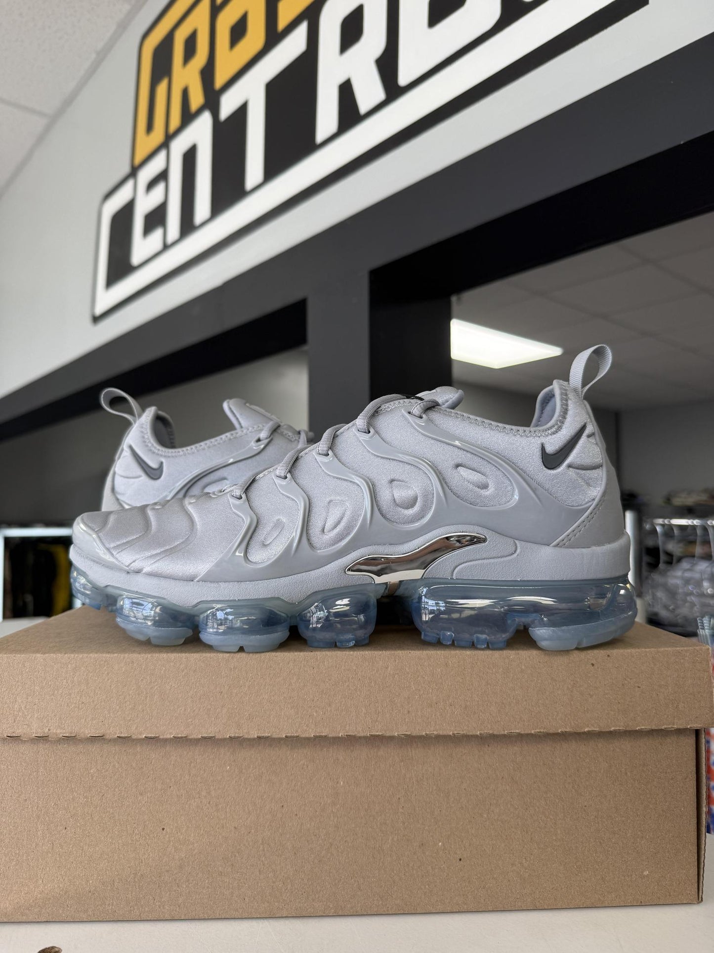 Vapormax Plus "Grey Chrome" Used Size 10.5