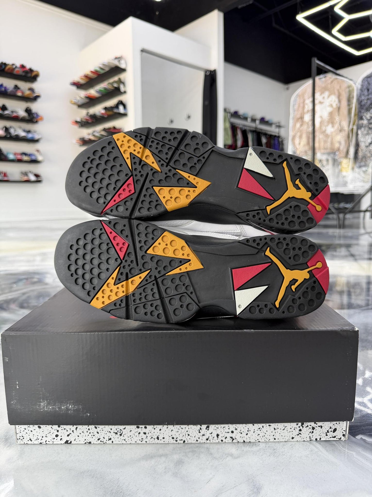 Jordan 7 "Cardinal" Used Size 9.5