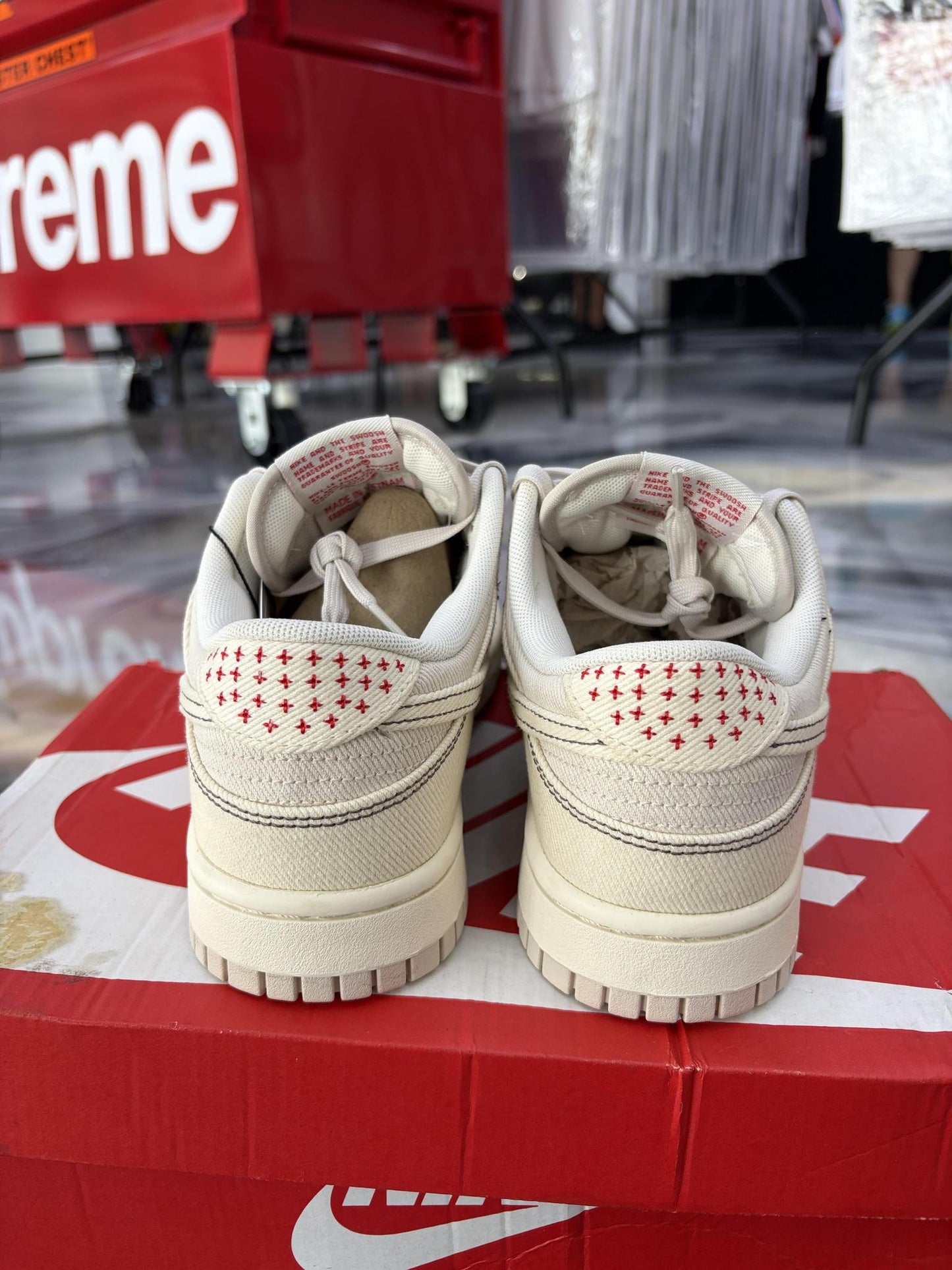 Nike Dunk "Sashiko Orewood" Used Size 7Y/8.5W