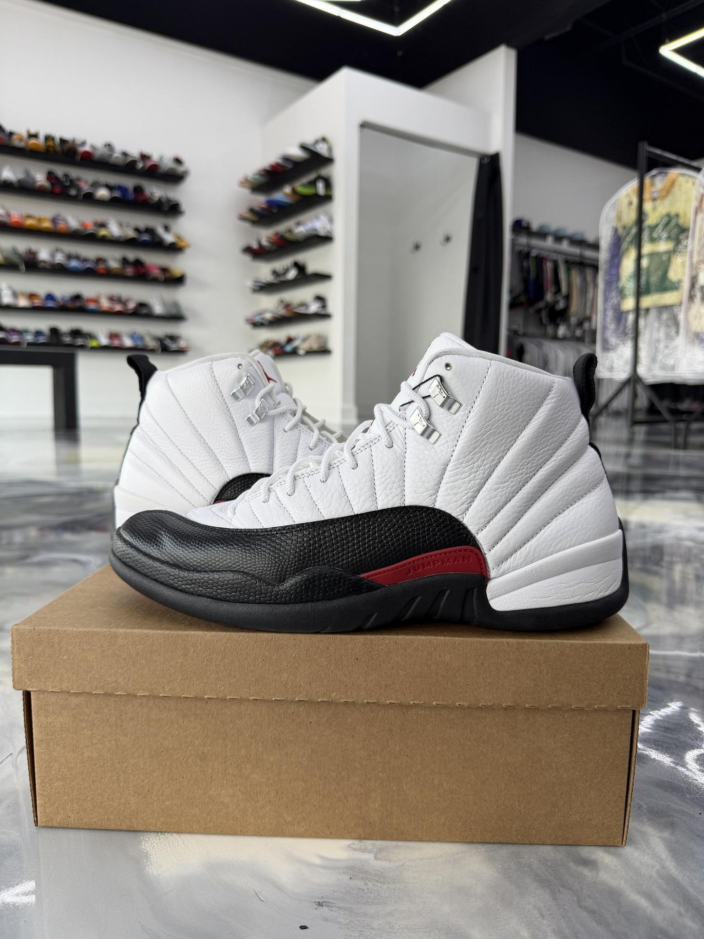 Jordan 12 "Red Taxi" Used Size 12