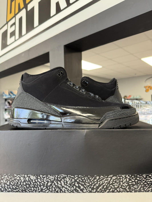 Jordan 3 "Black Cat" Used Size 12