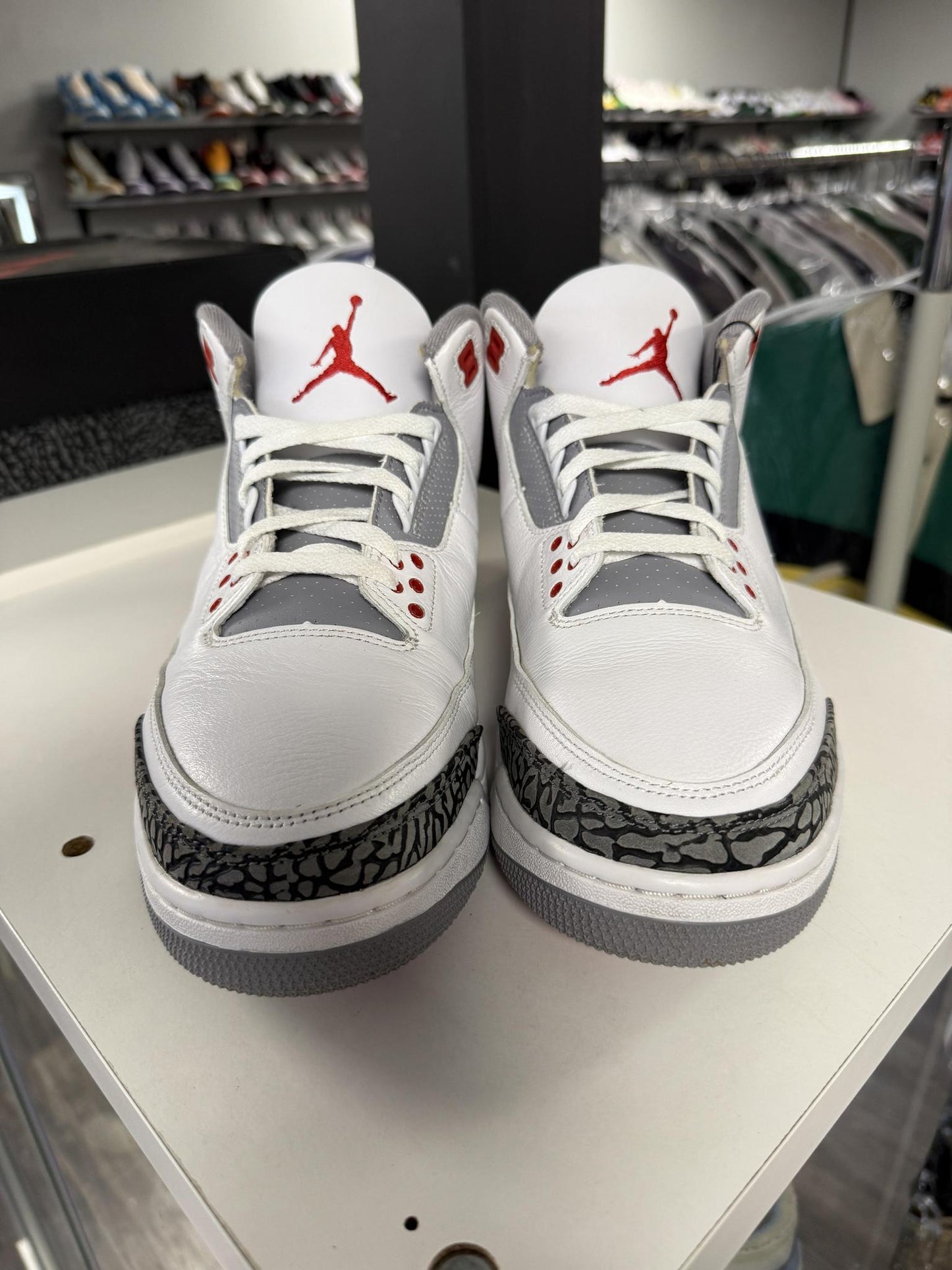 Jordan 3 "Fire Red" Used Size 12