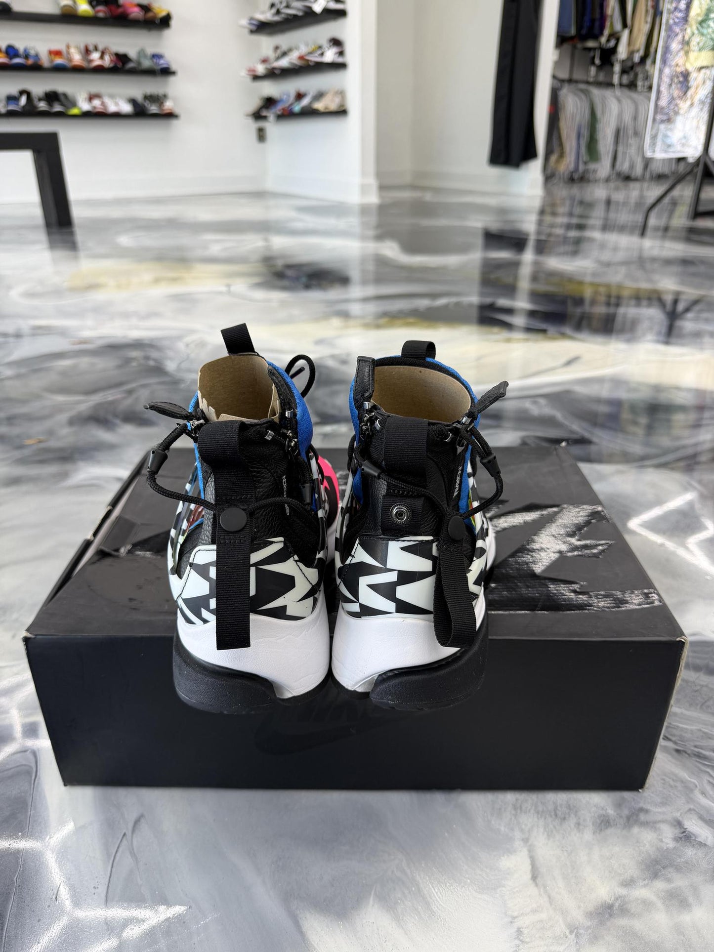 Nike Air Presto Mid Acronymn "Racer Pink" Used Size 12