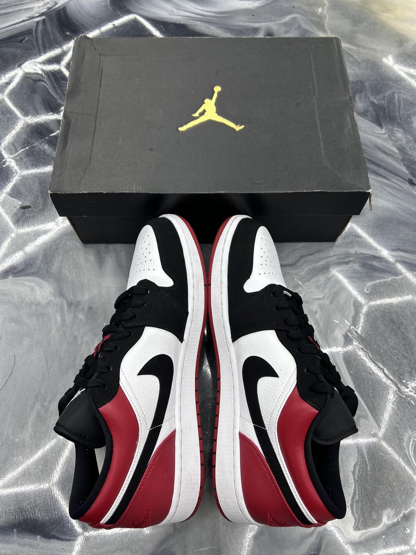 Jordan 1 Low "Black Toe" Used Size 12