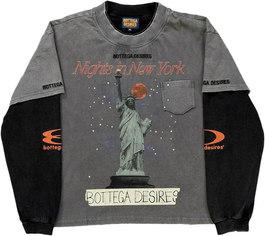 Bottega Desires Double Layered Tee "Made In NY"