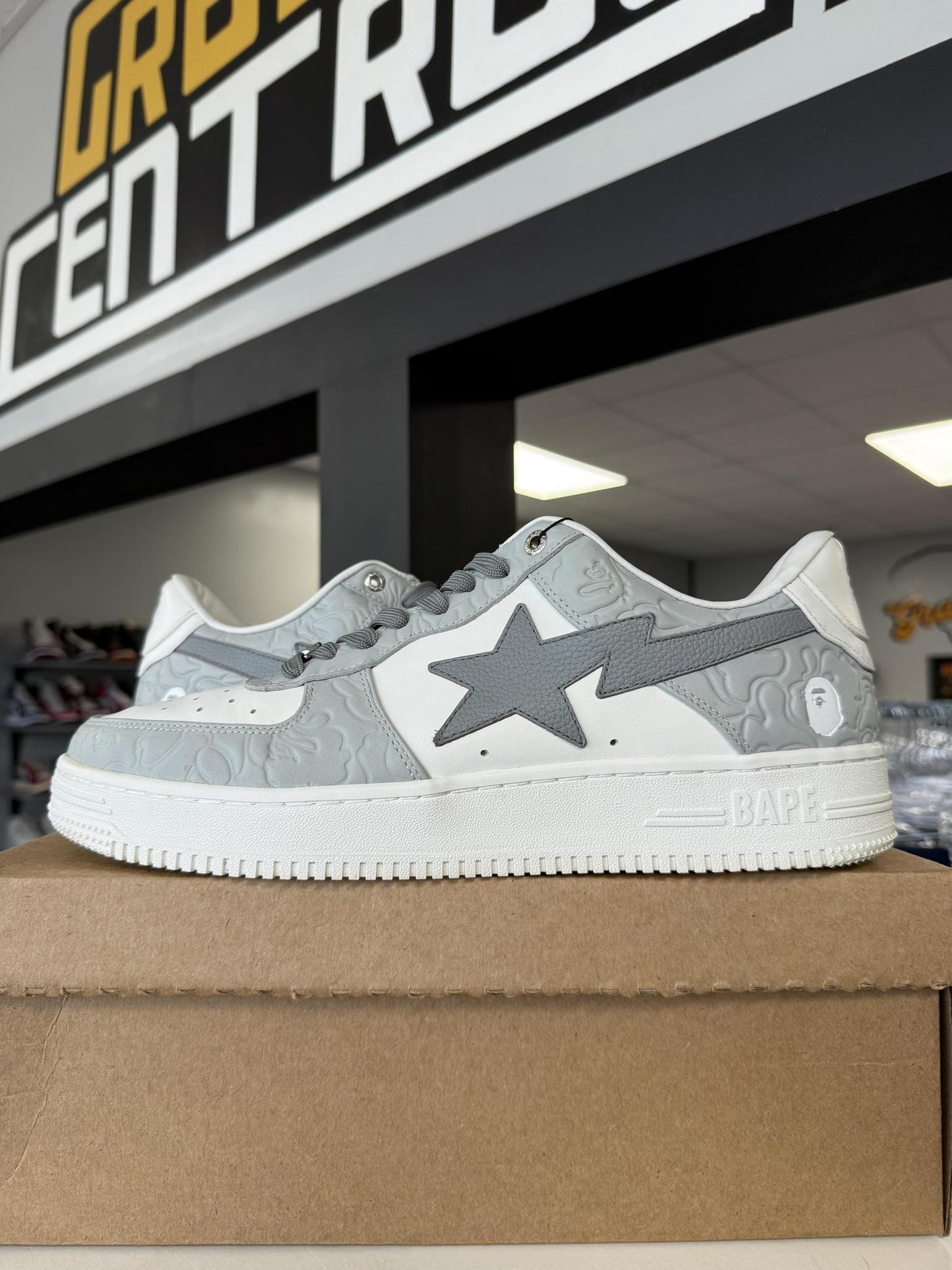 Bape Sta "Grey" Used Size 13