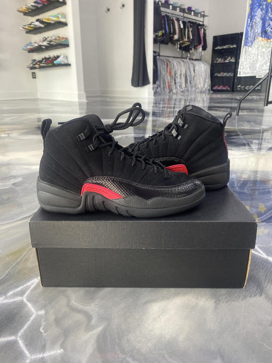 Jordan 12 "Black Pink Rush" Used Size 5Y/6.5W