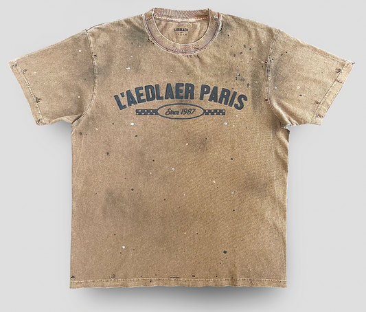 L'aedlaer Paris Chop Shop Tee "Cognac"