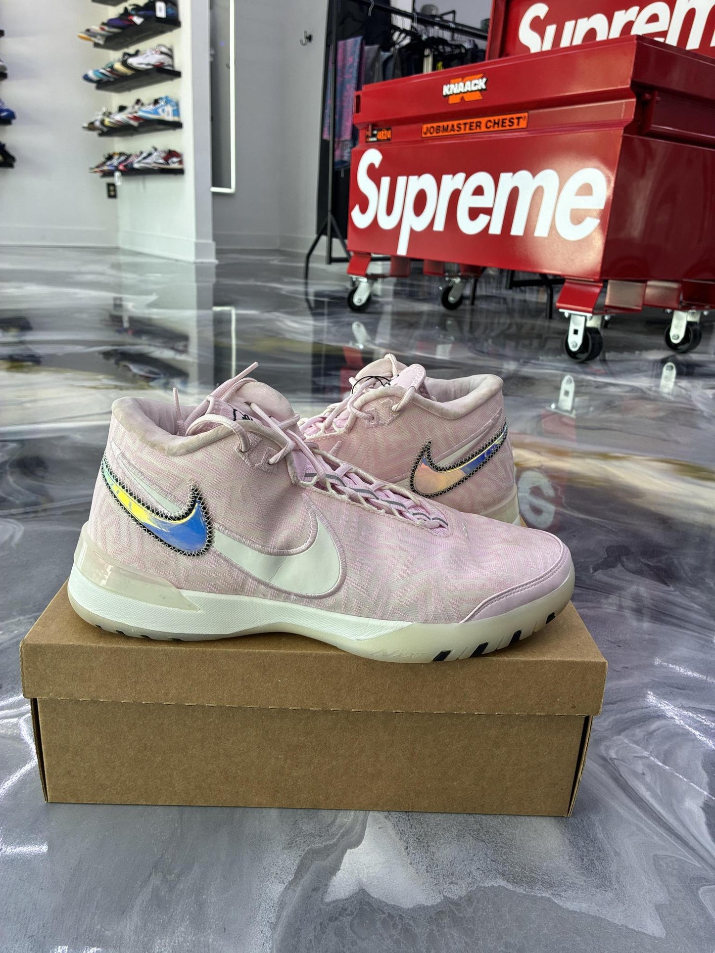 Lebron NXXT Genisus "Pink Foam" Used Size 12