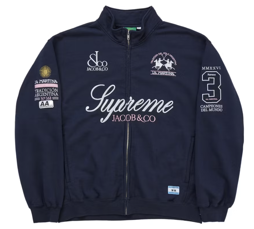 Supreme X La Martina Jacob & Co Zip Up "Navy"