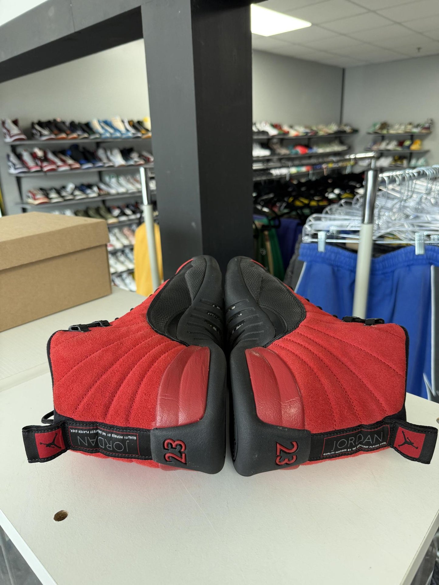 Jordan 12 "Reverse Flu Game" Used Size 12