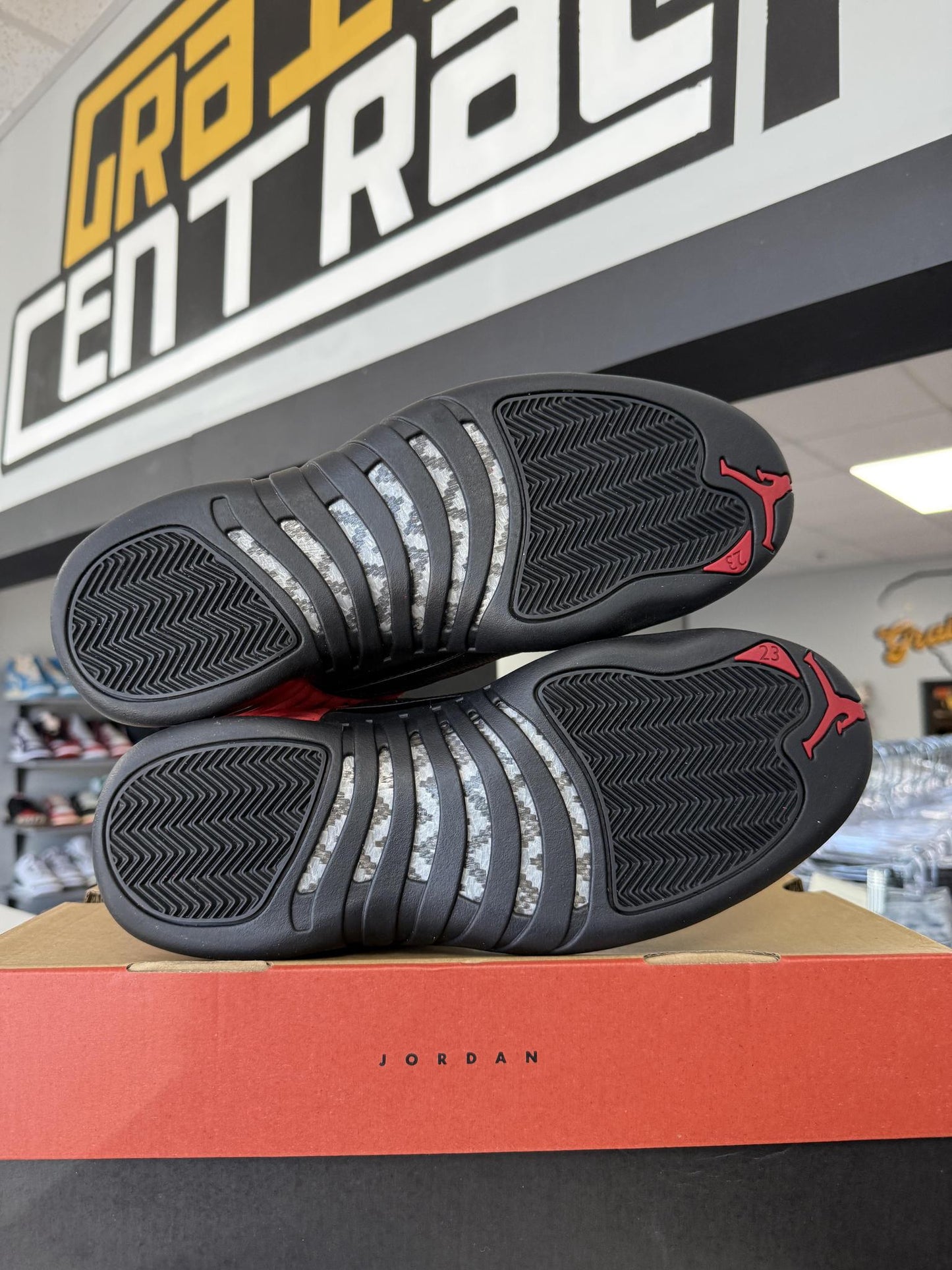Jordan 12 "Reverse Flu Game" Used Size 10.5
