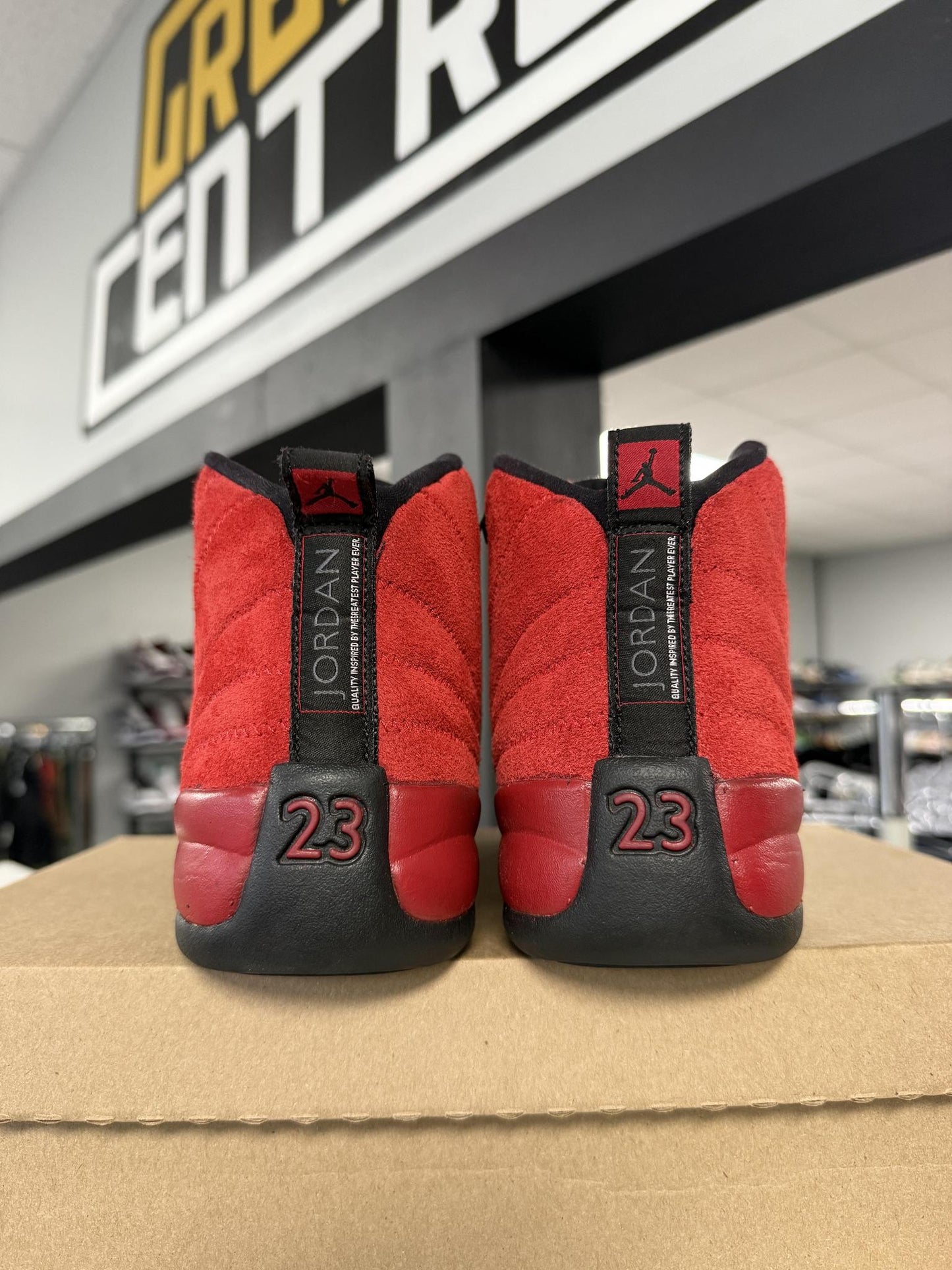 Jordan 12 "Reverse Flu Game" Used Size 7Y/8.5W