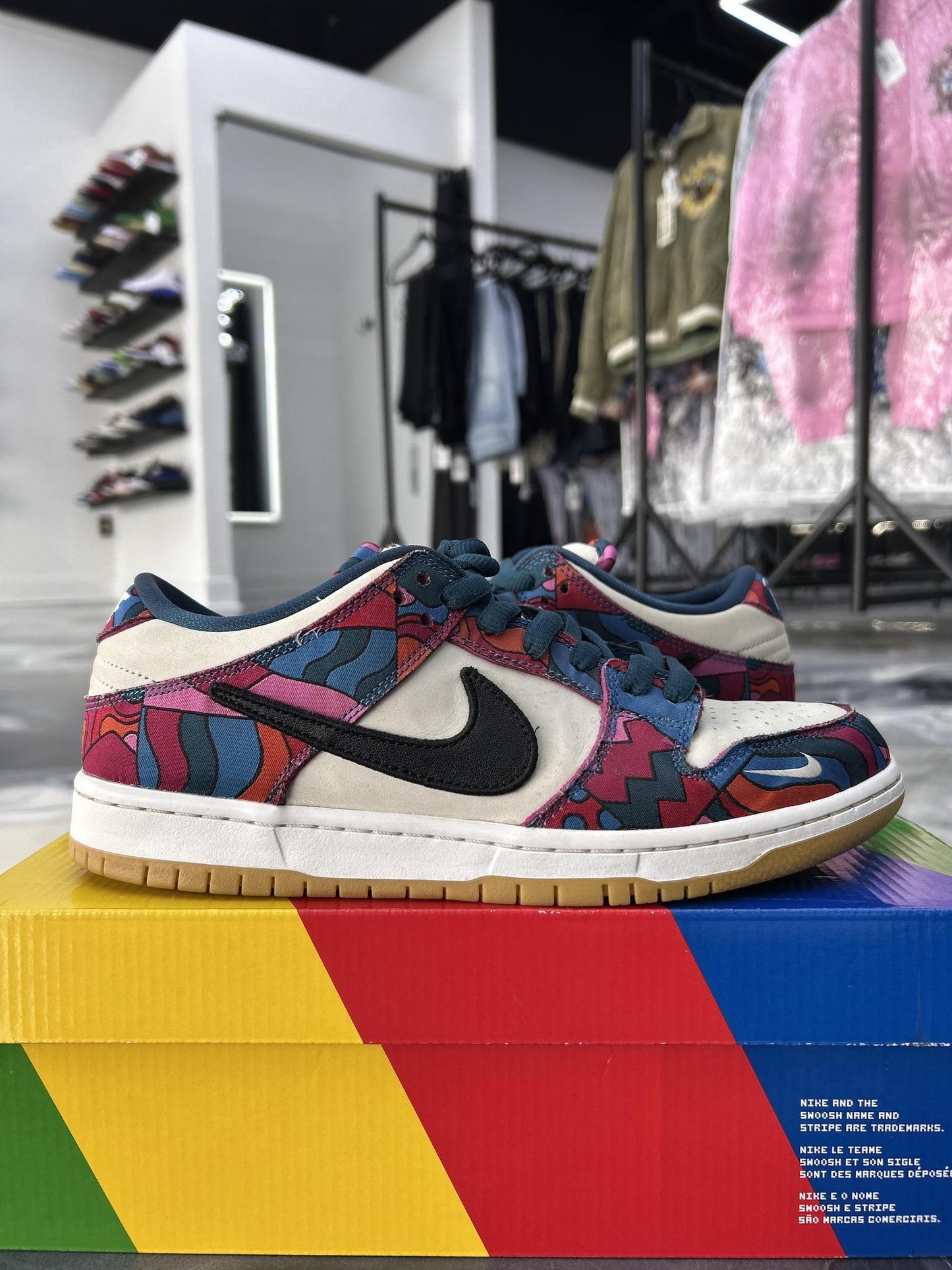 Nike SB Dunk Low Pro "Parra" Used Size 9.5